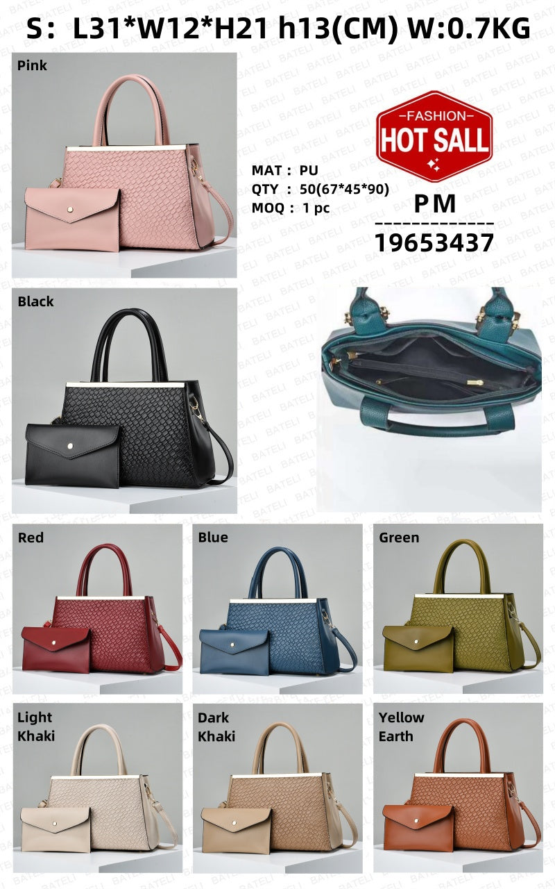 2 In 1 Bold Luxe Structured Handbag - Women's Fashion PU Handbag Custom Made Shoulder Bags Woman Handbag Bag