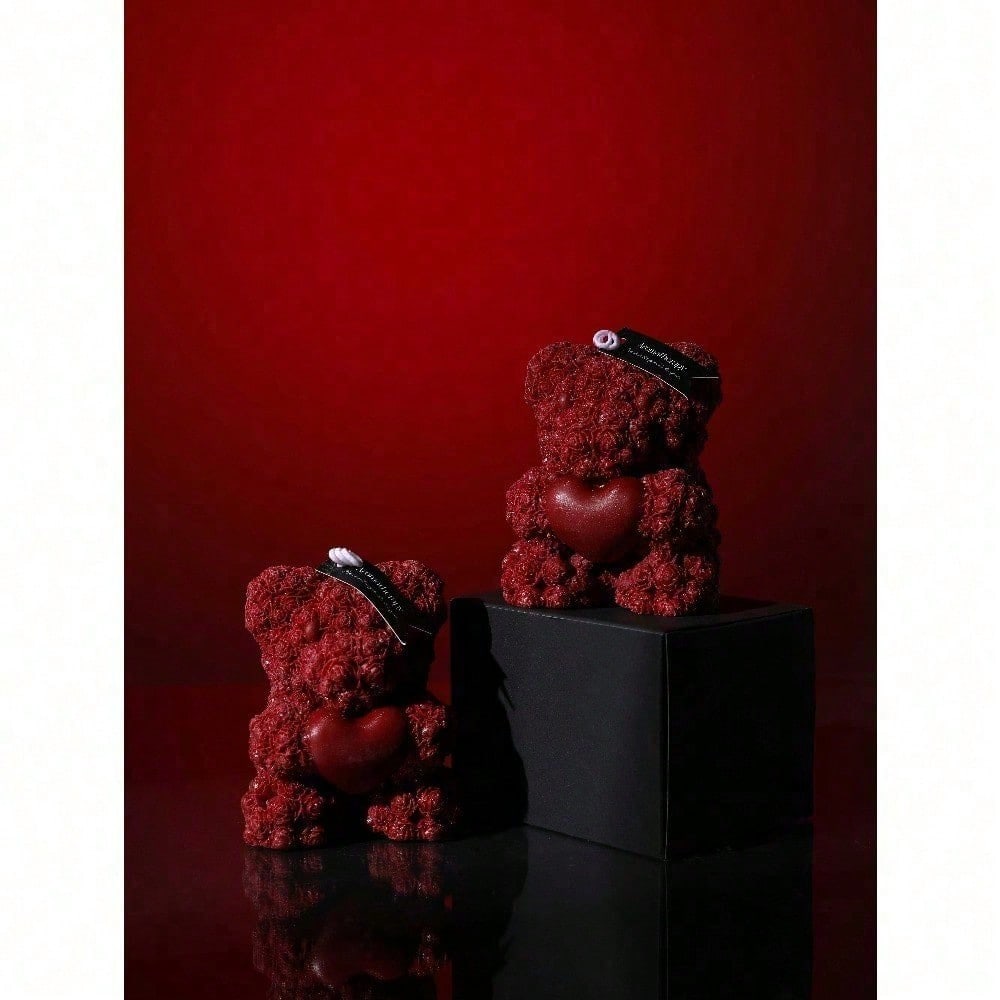 Premium Quality Soothing Fragrance Aromatherapy Candles. Romantic Handmade Rose-Shaped Sculptures, Perfect For Home Party Ambiance Creation & Heartfelt Gifting