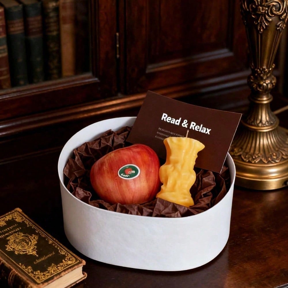 Fruit Inspired Scented Candles, Fruit Shape, Creative Design, Cute Home Accessory, Perfect For Adding A Unique Touch To Your Living Space.