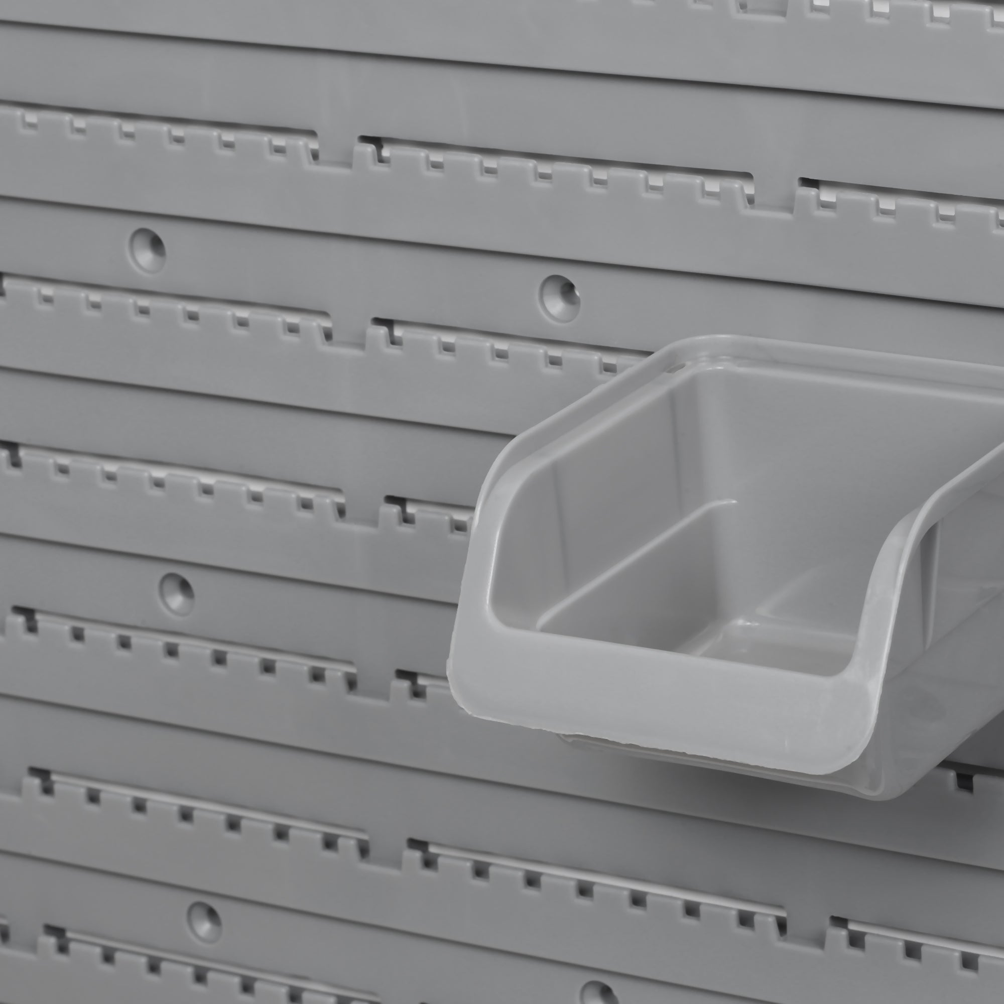 44 PCS Wall Mounted Pegboard Tool Organizer Rack Kit with Various Sized Storage Bins, Pegboard and Hooks, Orange