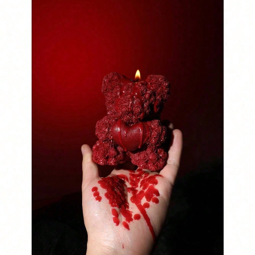 Premium Quality Soothing Fragrance Aromatherapy Candles. Romantic Handmade Rose-Shaped Sculptures, Perfect For Home Party Ambiance Creation & Heartfelt Gifting