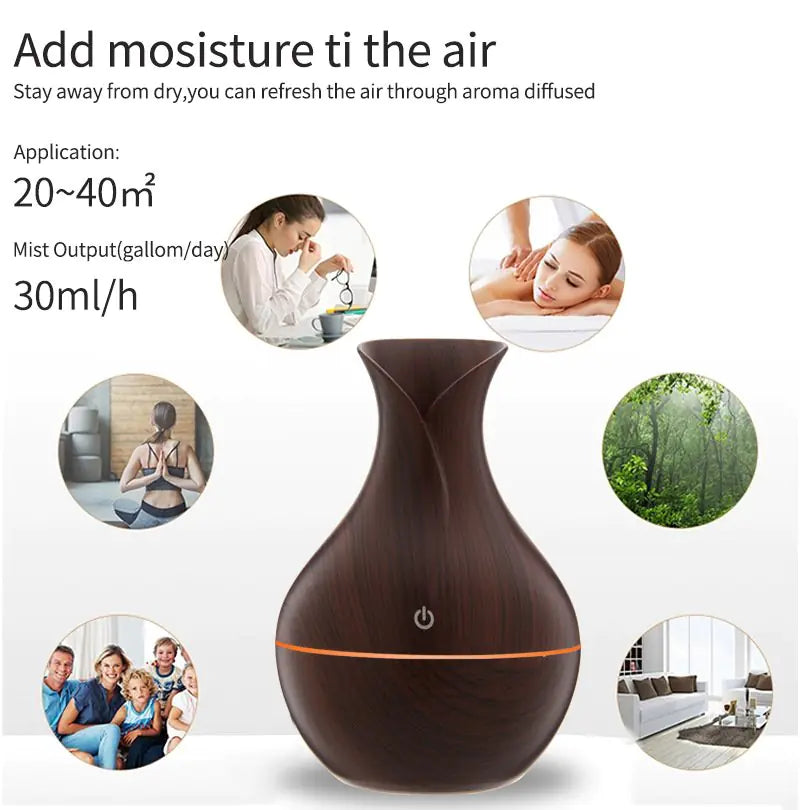Soothing LED Essential Oil Diffuser