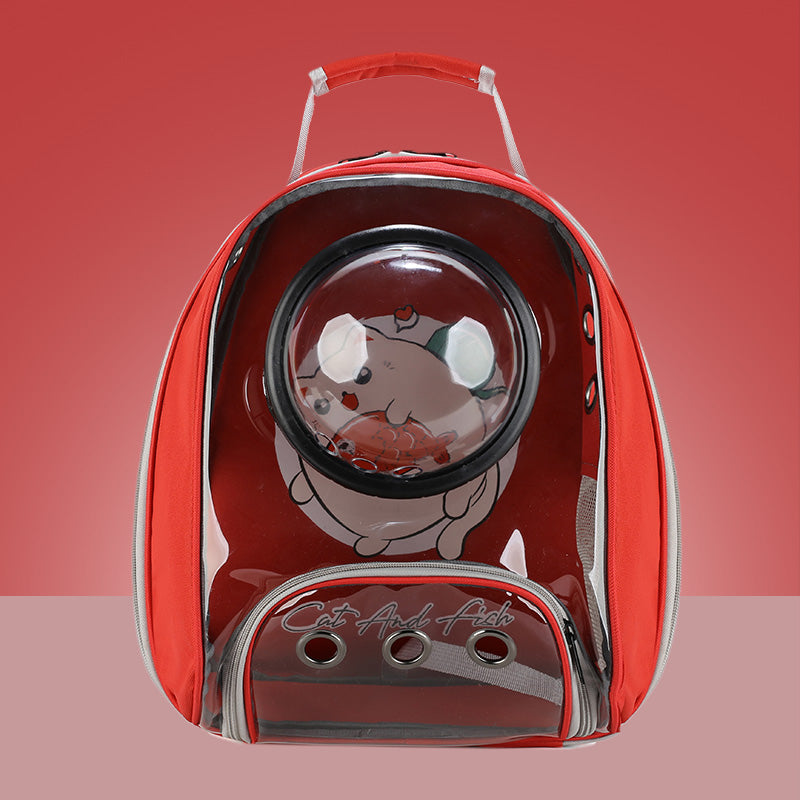 New Fashion Transparent Pet Bag - Cat And Dog Travel Backpack Bags