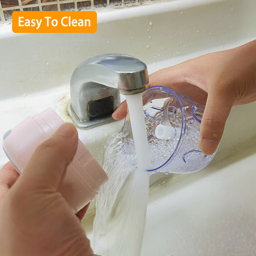 Mini Electric Garlic Chopper 8.45OZ Cordless Garlic Mincer Food Chopper Rechargeable Food Blender Chili Nut Onion Pepper Meat Ginger Food