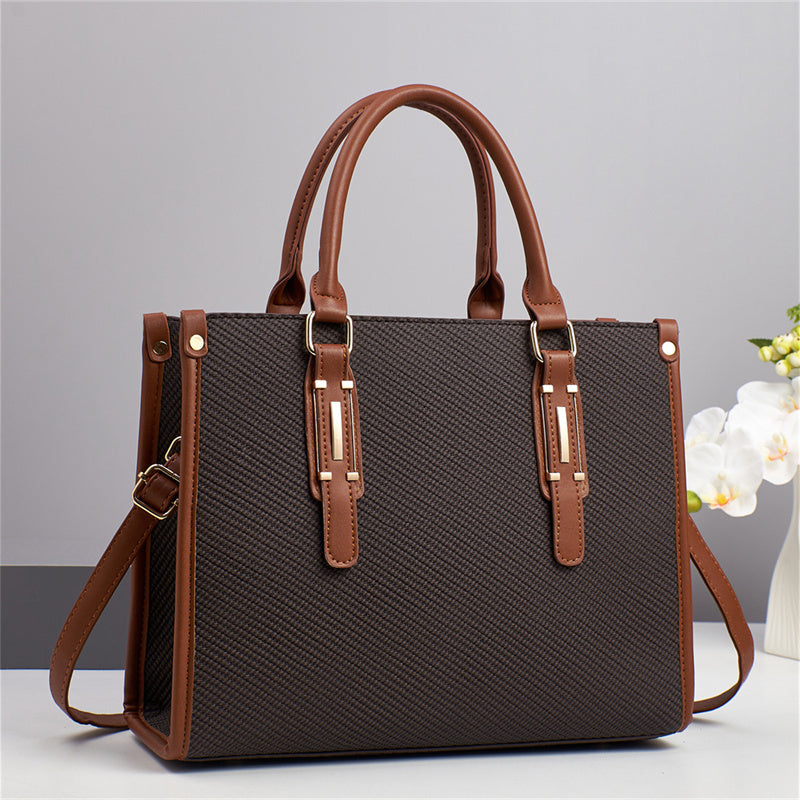 Exquisite Luxury Designer Bag - Women's Tote Shoulder Bags High Quality PU Leather Nylon Lining Open Closure Chain Stylish Trendy